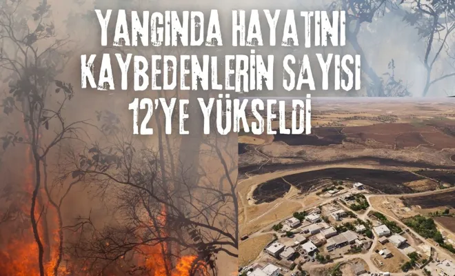 Yangında Hayatını Kaybedenlerin Sayısı 12’ye Yükseldi