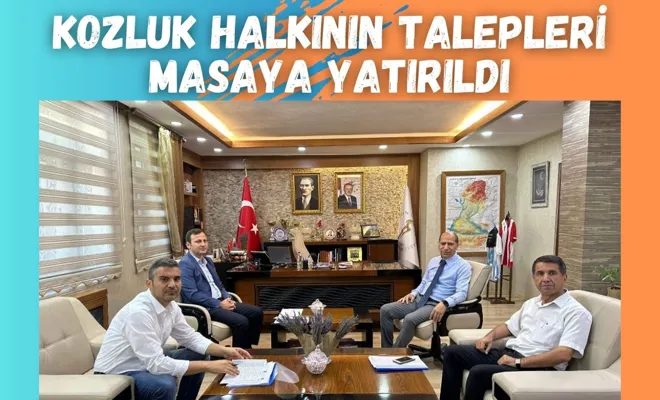 Kozluk Halkının Talepleri Masaya Yatırıldı