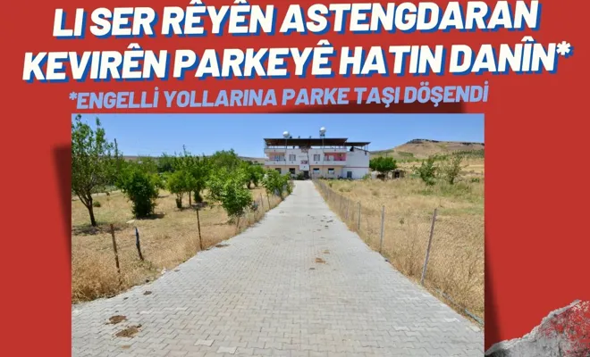 Li Ser Rêyên Astengdaran Kevirên Parkeyê Hatin Danîn