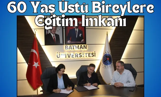 60 Yaş Üstü Bireylere Eğitim İmkânı