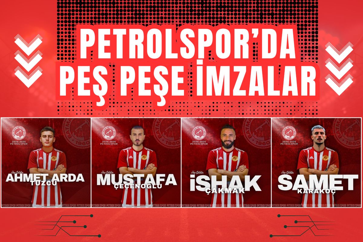 Petrolspor’da Peş Peşe İmzalar