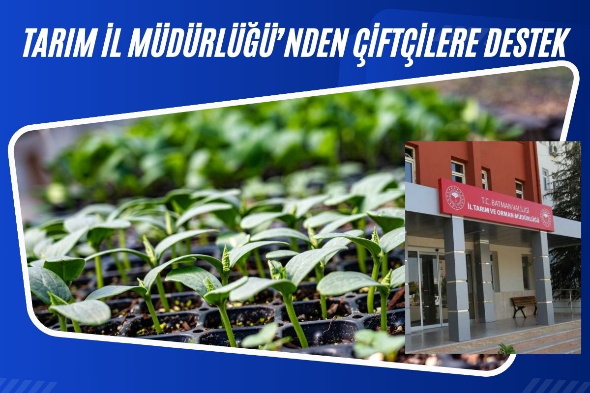 Tarım İl Müdürlüğü’nden Çiftçilere Destek