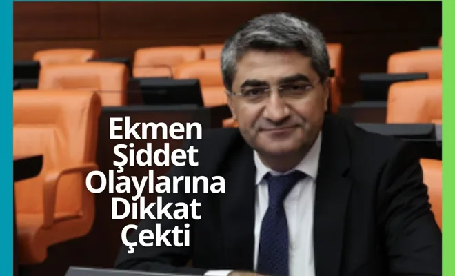 Ekmen Şiddet Olaylarına Dikkat Çekti