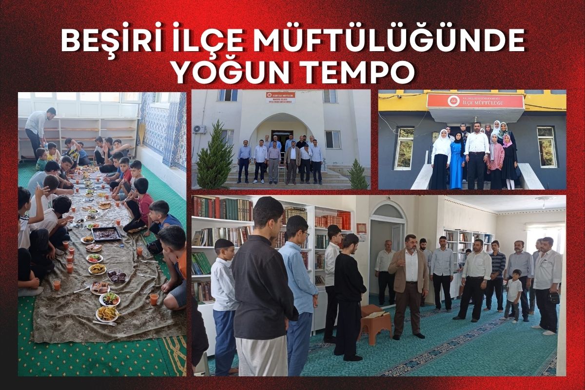 Beşiri İlçe Müftülüğünde Yoğun Tempo