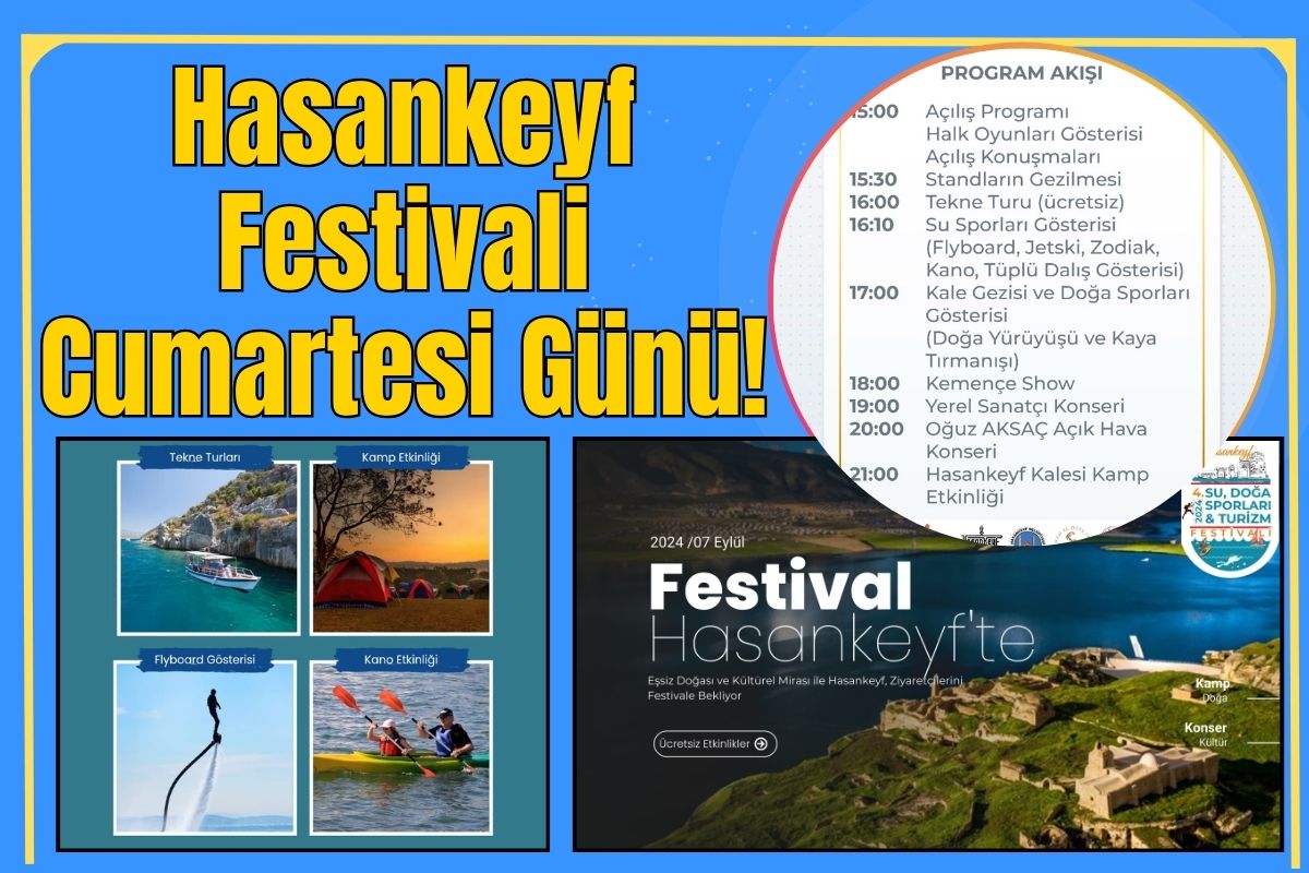 Hasankeyf Festivali Cumartesi Günü!