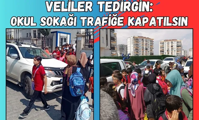 Veliler tedirgin: Okul sokağı trafiğe kapatılsın