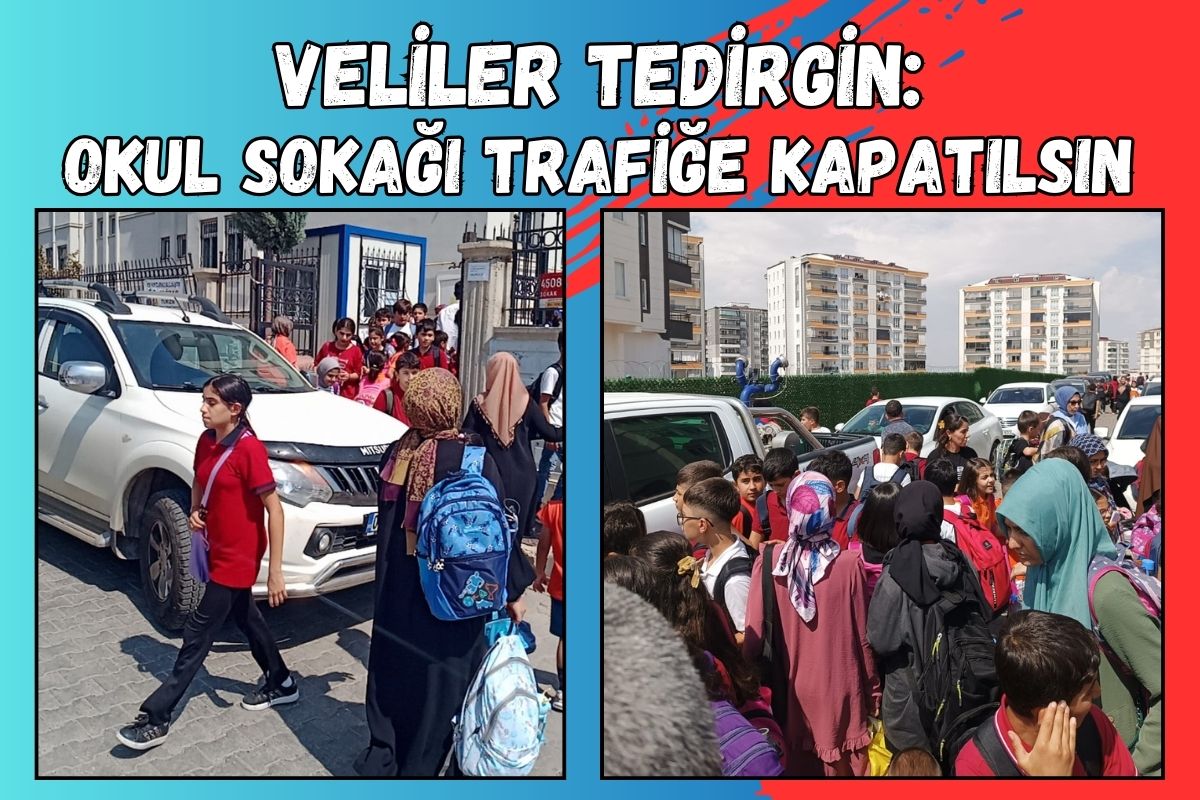 Veliler tedirgin: Okul sokağı trafiğe kapatılsın