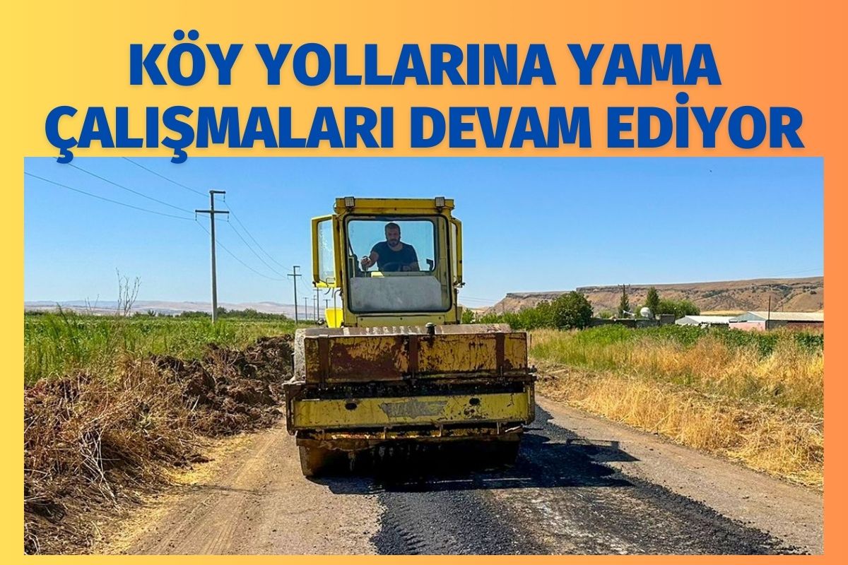 Köy Yollarına Yama Çalışmaları Devam Ediyor