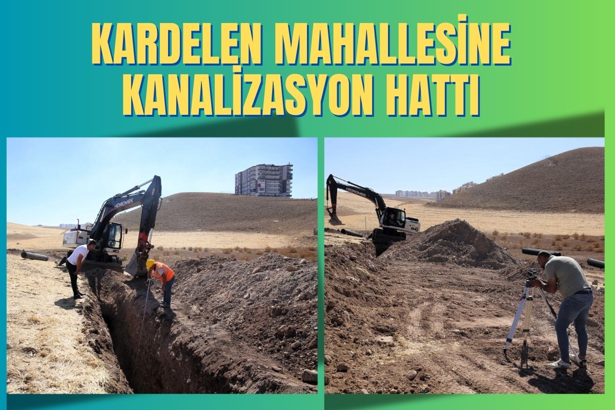 Kardelen Mahallesine Kanalizasyon Hattı