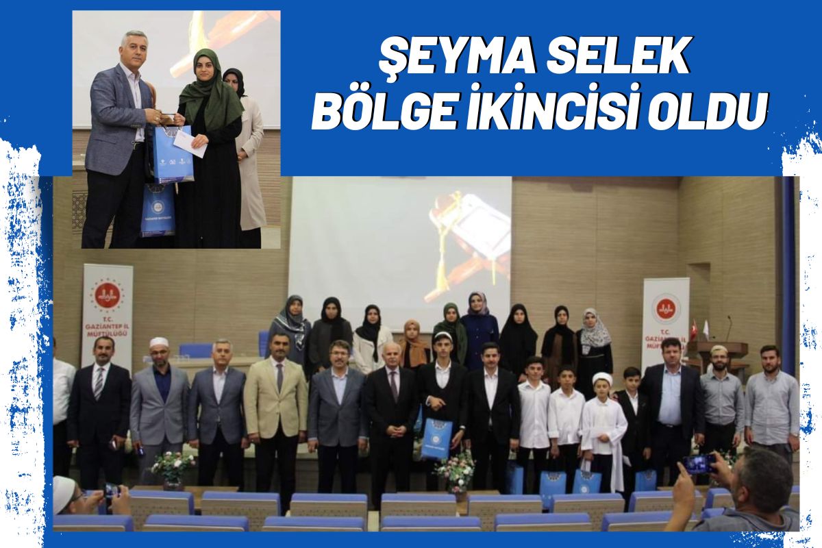 Şeyma Selek Bölge İkincisi Oldu