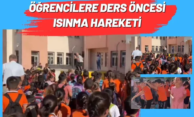 Öğrencilere Ders Öncesi Isınma Hareketi