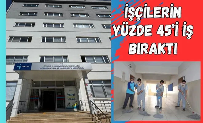 İşçilerin yüzde 45’i iş bıraktı