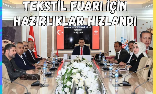 Tekstil Fuarı İçin Hazırlıklar Hızlandı