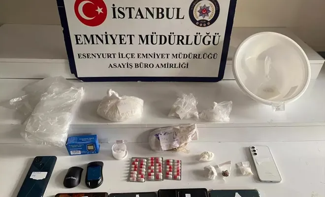 İstanbul'da uyuşturucu operasyonu: 3 tutuklama