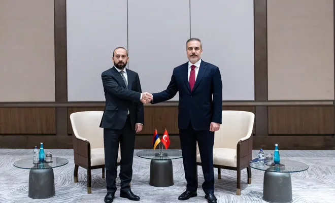 Bakan Fidan ve Ermenistan Dışişleri Bakanı Mirzoyan görüştü