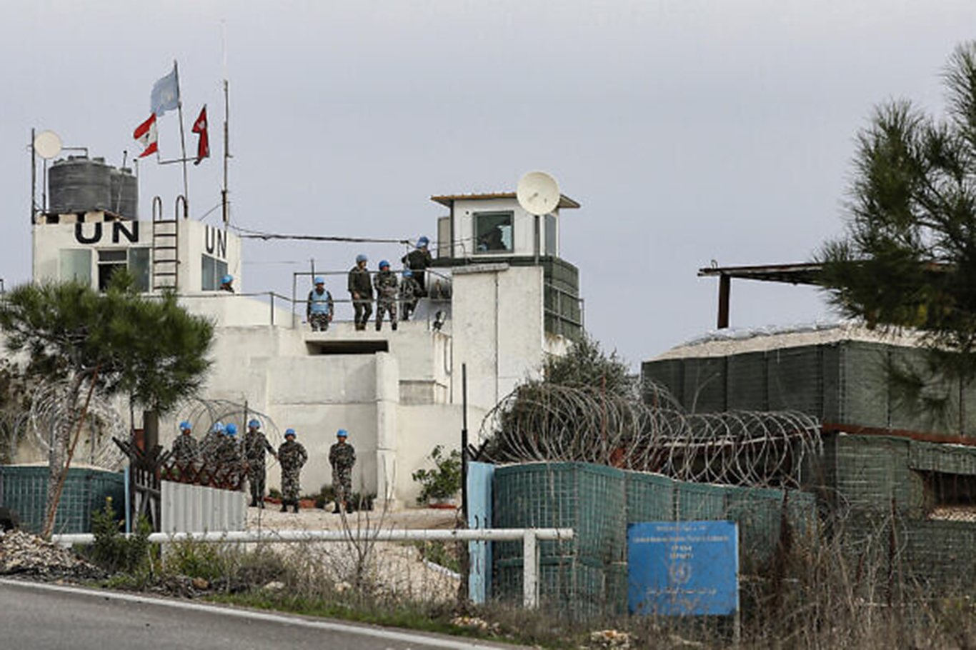 Lübnan'daki UNIFIL Gözlem Kulesi siyonist işgalciler tarafından yıkıldı 