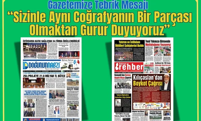 Sizinle Aynı Coğrafyanın Bir Parçası Olmaktan Gurur Duyuyoruz