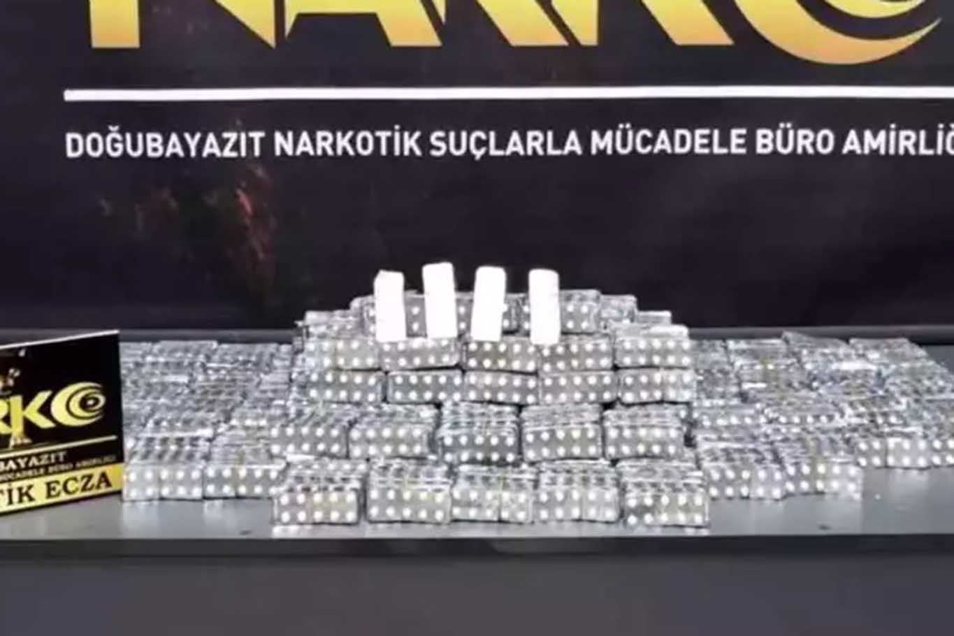 Ağrı'da 8 kilo metamfetamin ele geçirildi