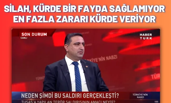 Silah, Kürde Bir Fayda Sağlamıyor En Fazla Zararı Kürde Veriyor