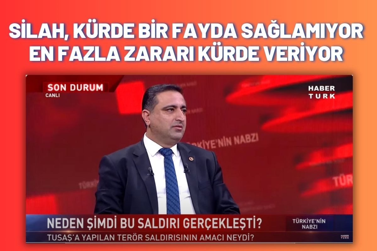 Silah, Kürde Bir Fayda Sağlamıyor En Fazla Zararı Kürde Veriyor