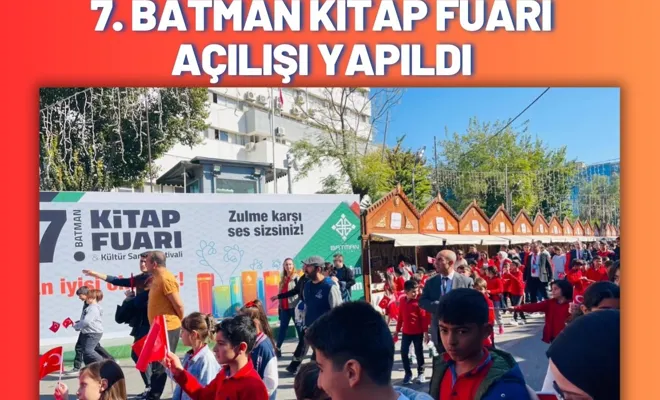 7. Batman Kitap Fuarı Açılışı Yapıldı