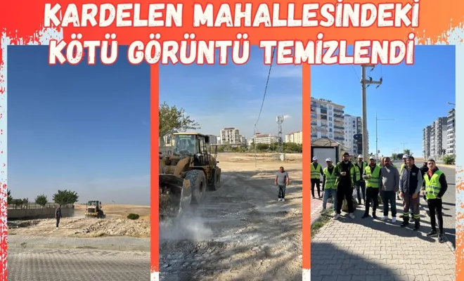 Kardelen Mahallesindeki Kötü Görüntü Temizlendi