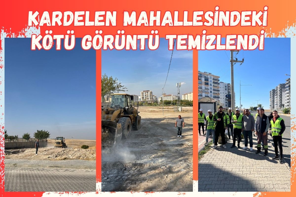 Kardelen Mahallesindeki Kötü Görüntü Temizlendi