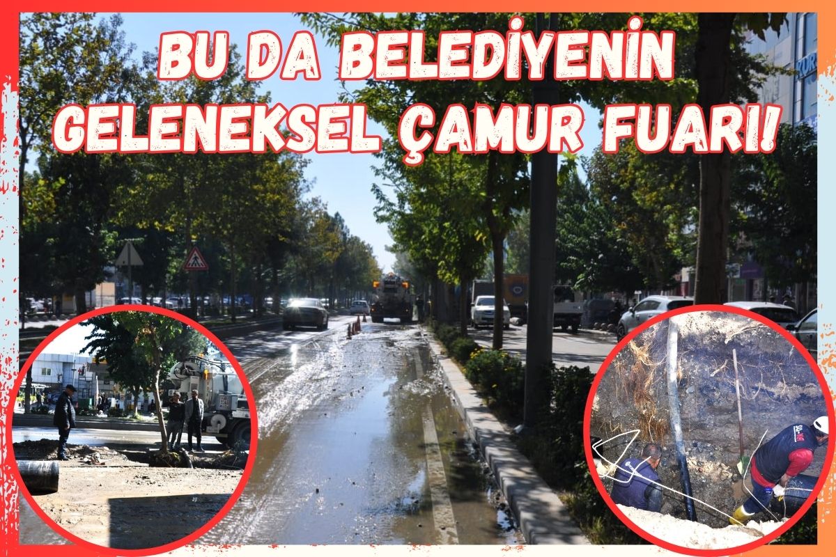 Bu da Belediyenin Geleneksel Çamur Fuarı!