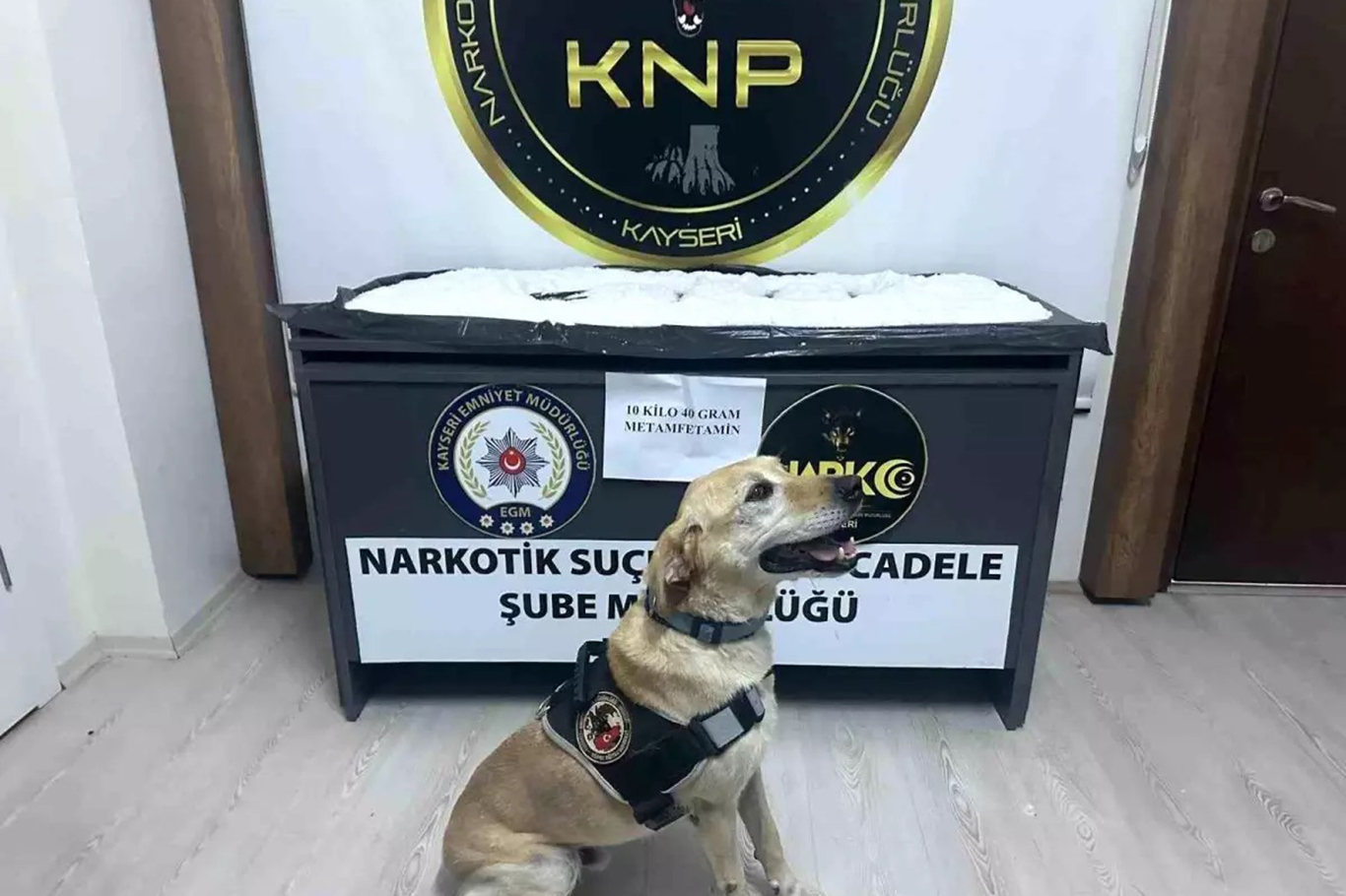 Kayseri'de 10 kilogram metamfetamin ele geçirildi