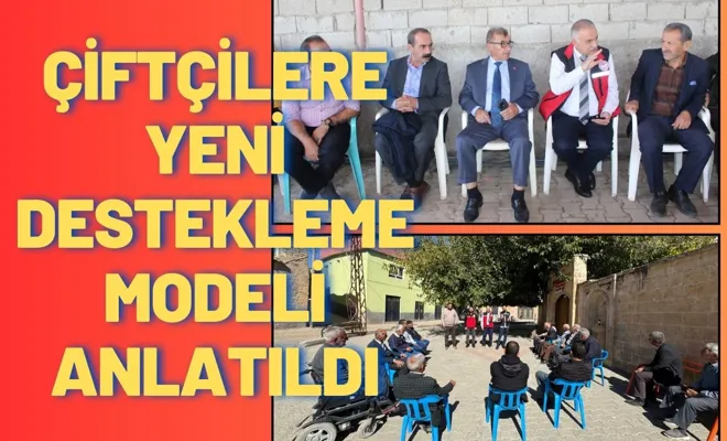 Çiftçilere Yeni Destekleme Modeli Anlatıldı