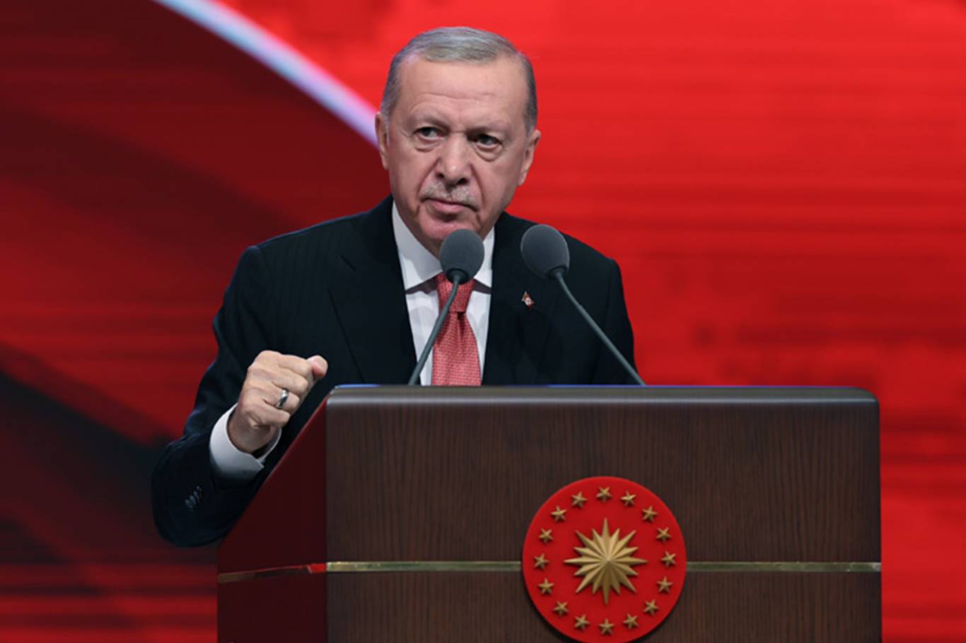  Erdoğan:umutlu konuştu: Sorunları çözmemiz gereken bir iklime girdik