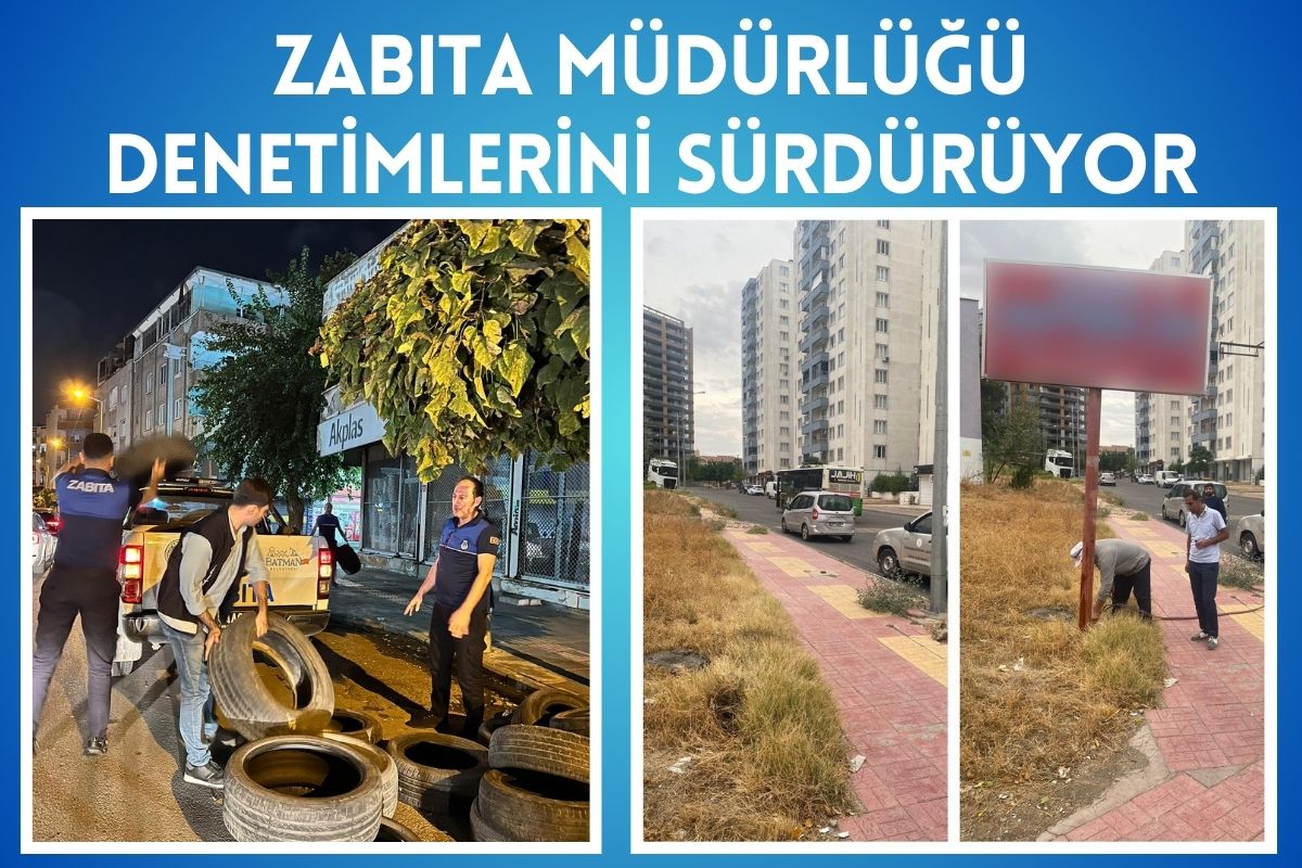 Zabıta Müdürlüğü Denetimlerini Sürdürüyor