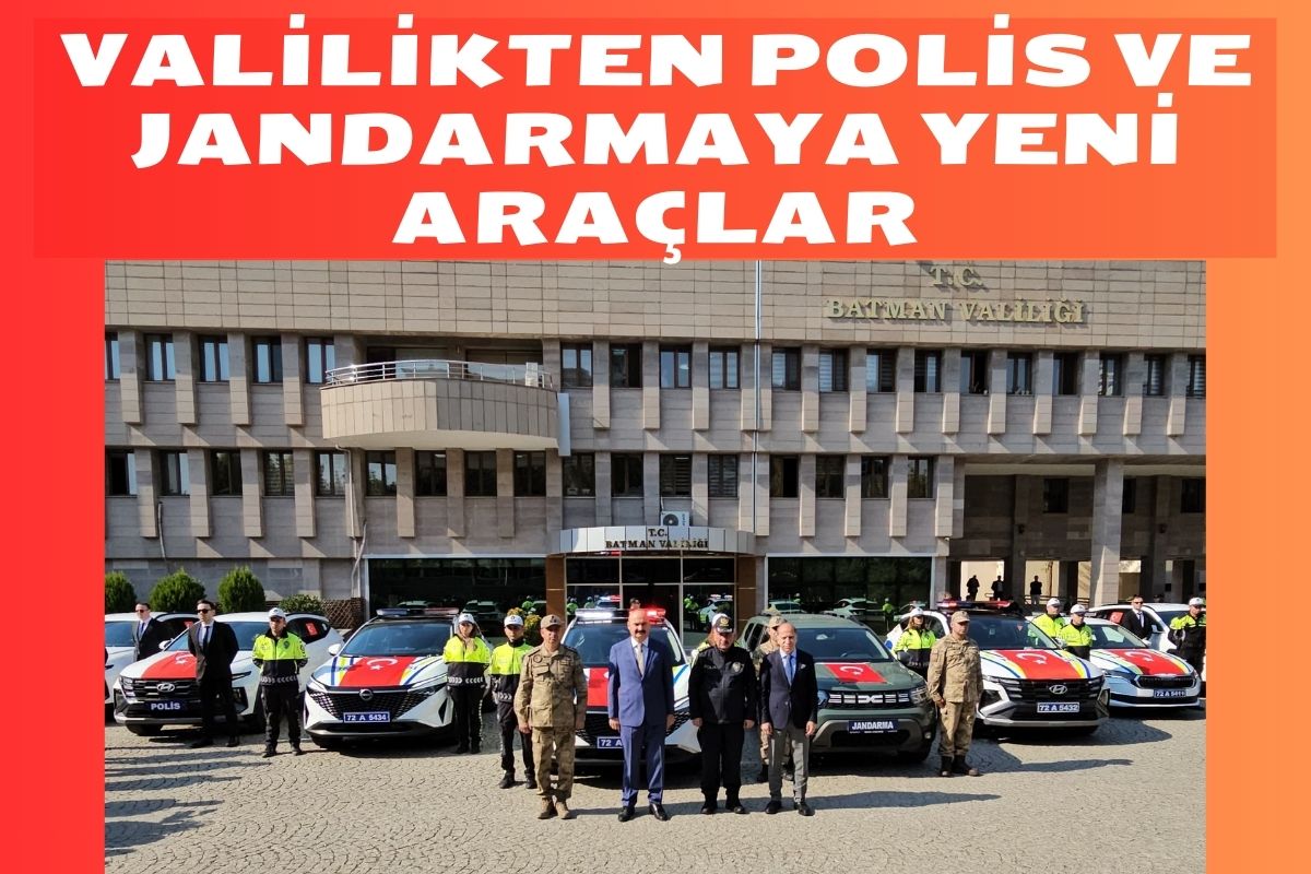 Valilikten Polis ve Jandarmaya Yeni Araçlar