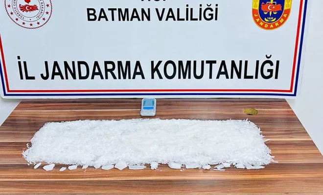 Batman'da 1 kilo 780 gram metamfetamin ele geçirildi