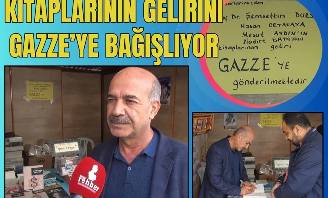 Kitaplarının Gelirini Gazze’ye Bağışlıyor