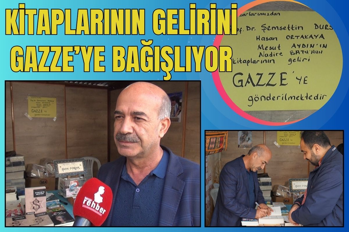 Kitaplarının Gelirini Gazze’ye Bağışlıyor