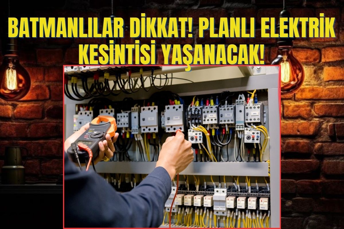 Batmanlılar dikkat! Planlı elektrik kesintisi yaşanacak!