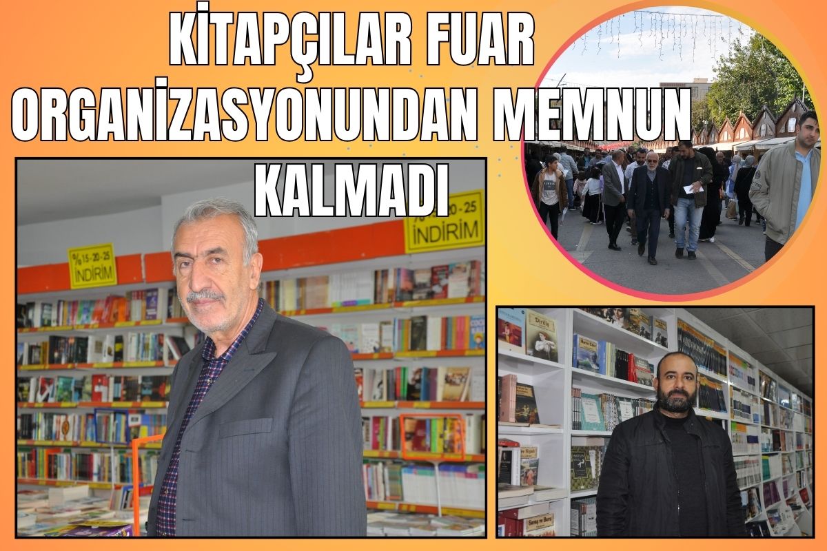 Kitapçılar fuar organizasyonundan memnun kalmadı