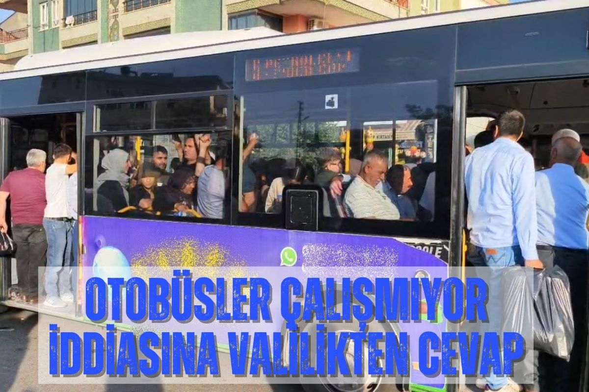 Otobüsler Çalışmıyor İddiasına Valilikten Cevap