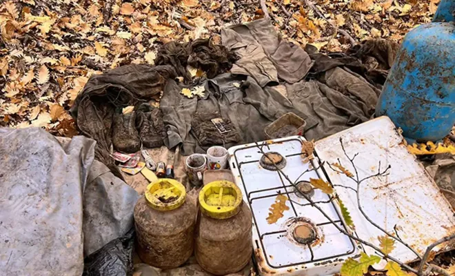 Bingöl'de PKK elemanlarına ait yaşam malzemesi ele geçirildi