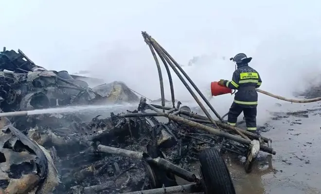 Kazakistan'da askeri helikopter sert iniş yaptı: Bir ölü 2 yaralı