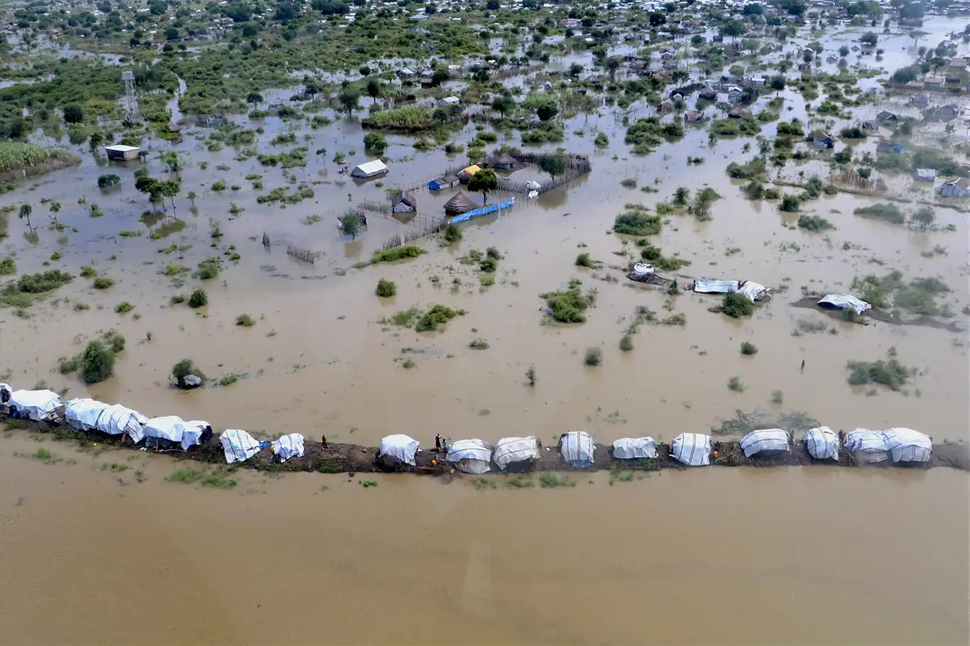 Güney Sudan'da sel felaketi 