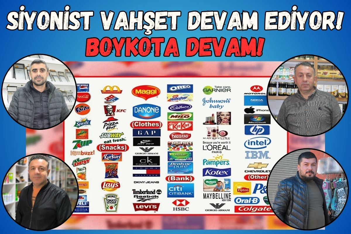 Siyonist vahşet devam ediyor! Boykota devam!