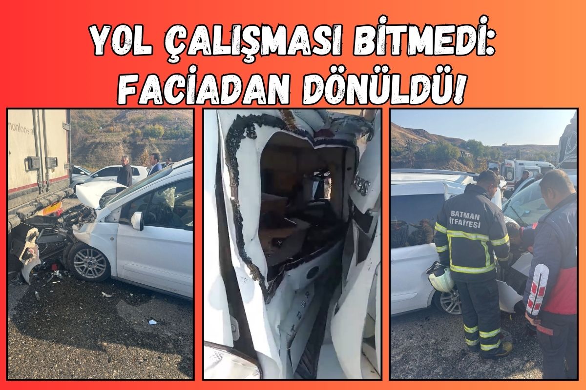 Yol çalışması bitmedi: Faciadan dönüldü!