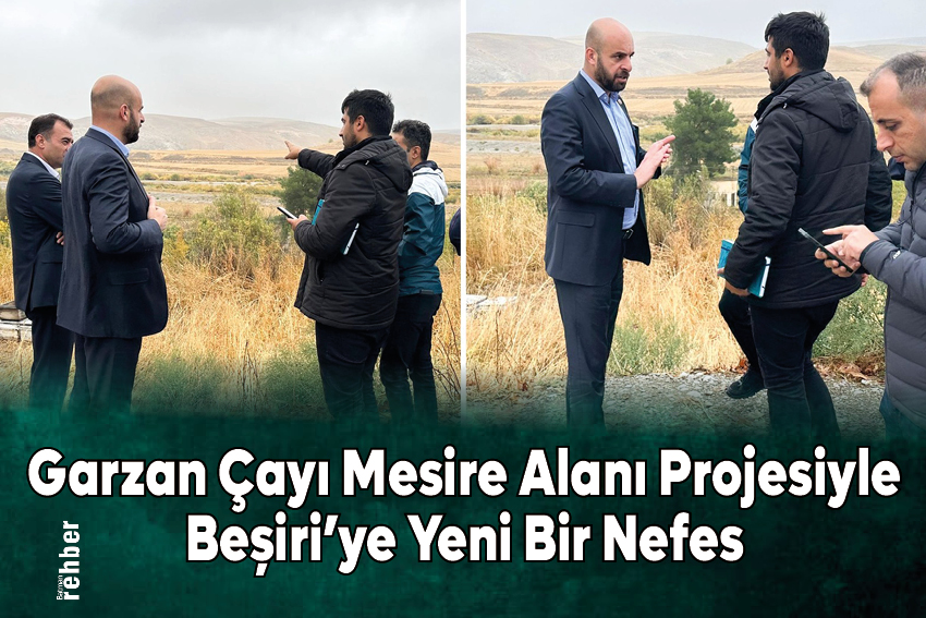 Garzan Çayı Mesire Alanı Projesiyle Beşiri'ye Yeni Bir Nefes