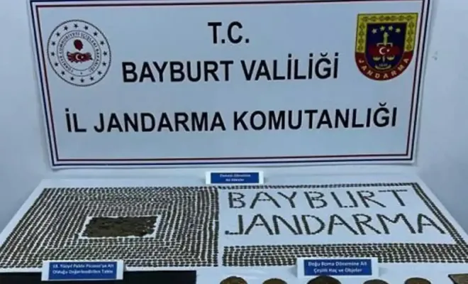 Bayburt’ta tarihi eser operasyonu 