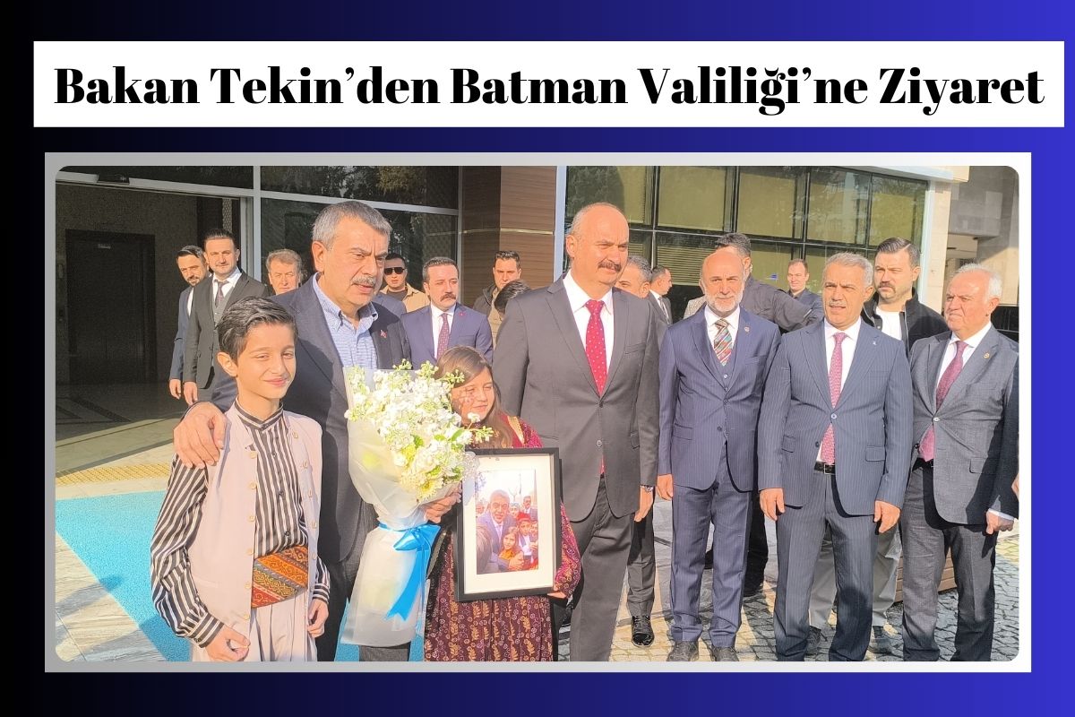 Bakan Tekin’den Batman Valiliği’ne Ziyaret