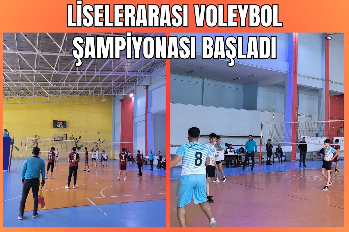 Liselerarası Voleybol Şampiyonası Başladı