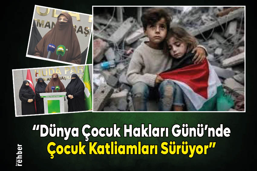 Dünya Çocuk Hakları Günü'nde Çocuk Katliamları Sürüyor