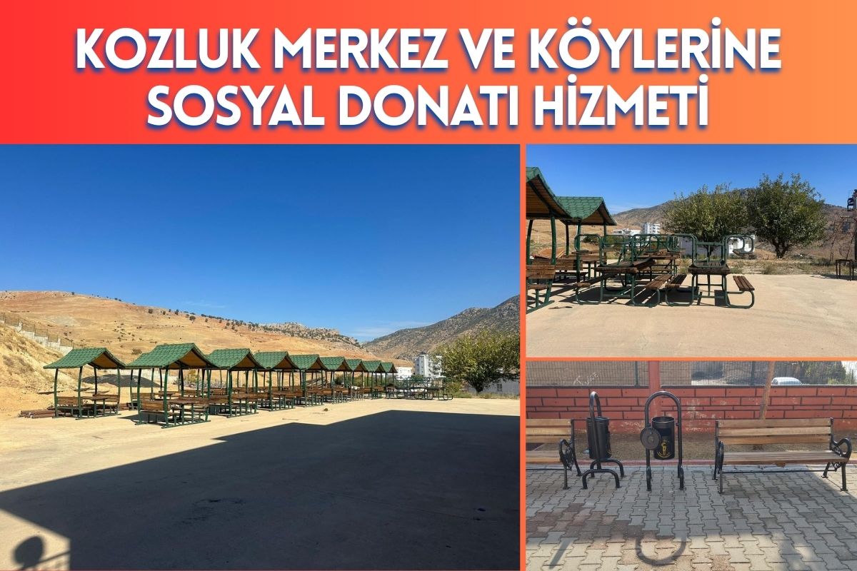 Kozluk Merkez ve Köylerine Sosyal Donatı Hizmeti